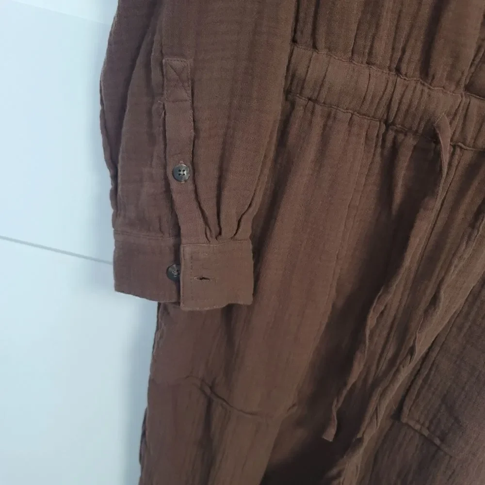 Madewell lightspun tapered leg jumpsuit size 8